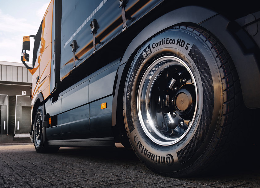 Neue Lkw-Reifenlinie Conti Eco Gen 5 verbindet geringen Rollwiderstand mit hoher Laufleistung